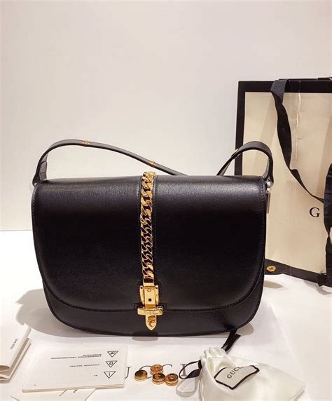 gucci sylvie leather shoulder bag replica|Gucci sylvie 1969 bag.